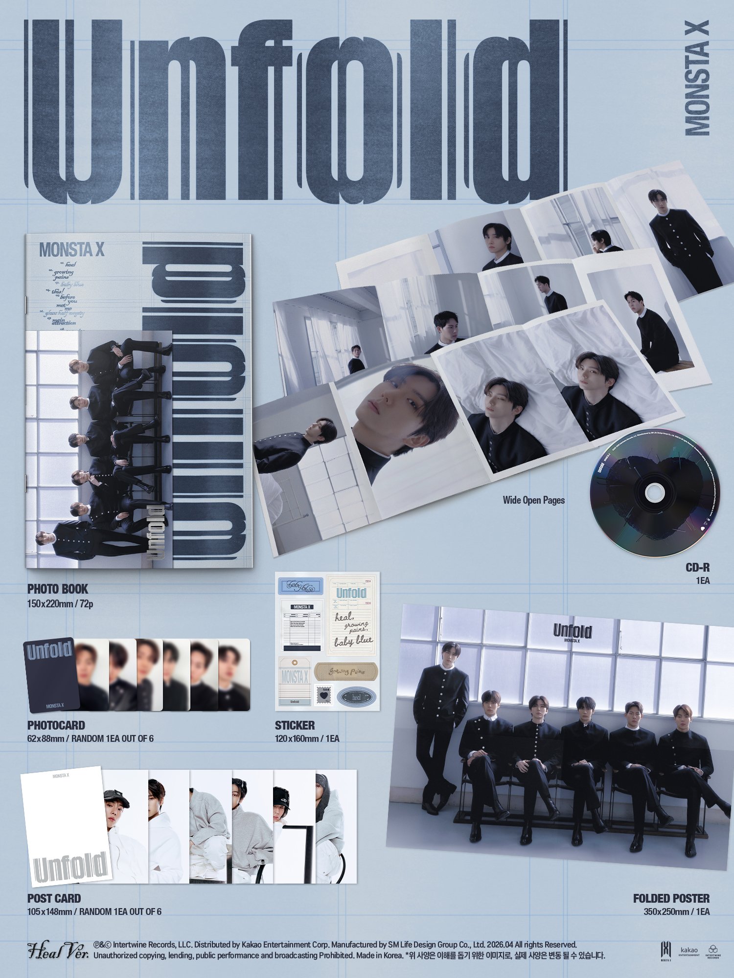 MONSTA X - UNFOLD | Musica